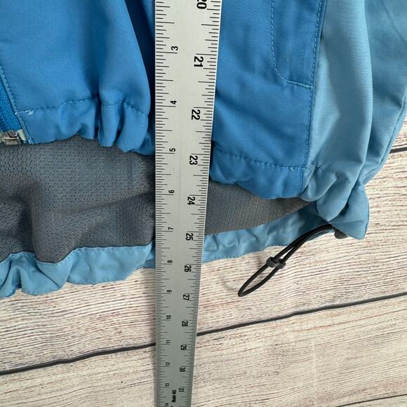 The North‎ Face Hydrenalite Full Zip Rain Jacket Women's Size Medium Blue - Picture 12 of 15